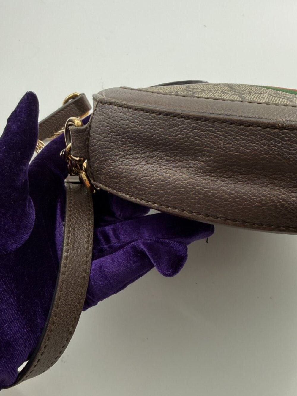 Gucci Ophidia Round Mini Crossbody Bag - Picture 7 of 14